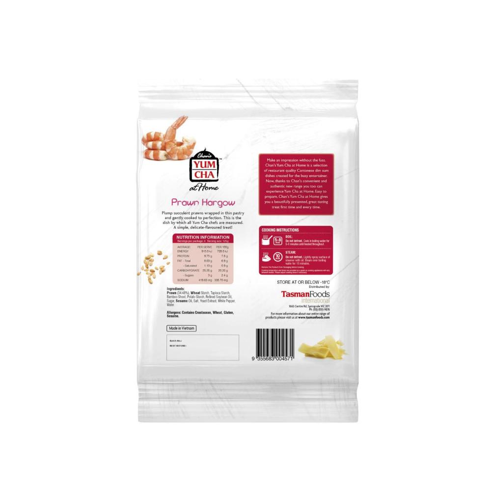 Chans Yum Cha Prawn Hargow 20 Pieces - 500GRAM