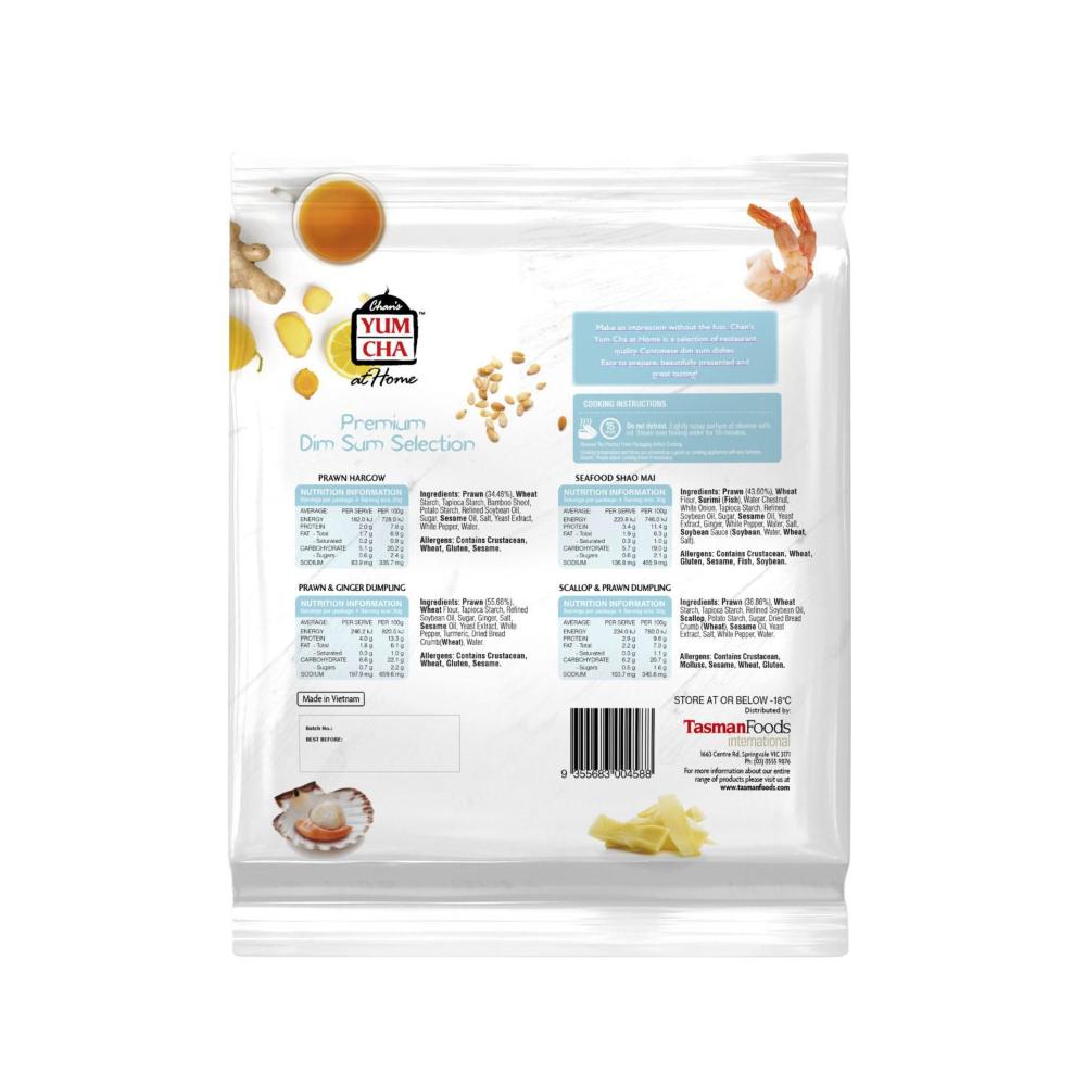 Chan's Yum Cha At Home Premium Dim Sum Selection - 460g