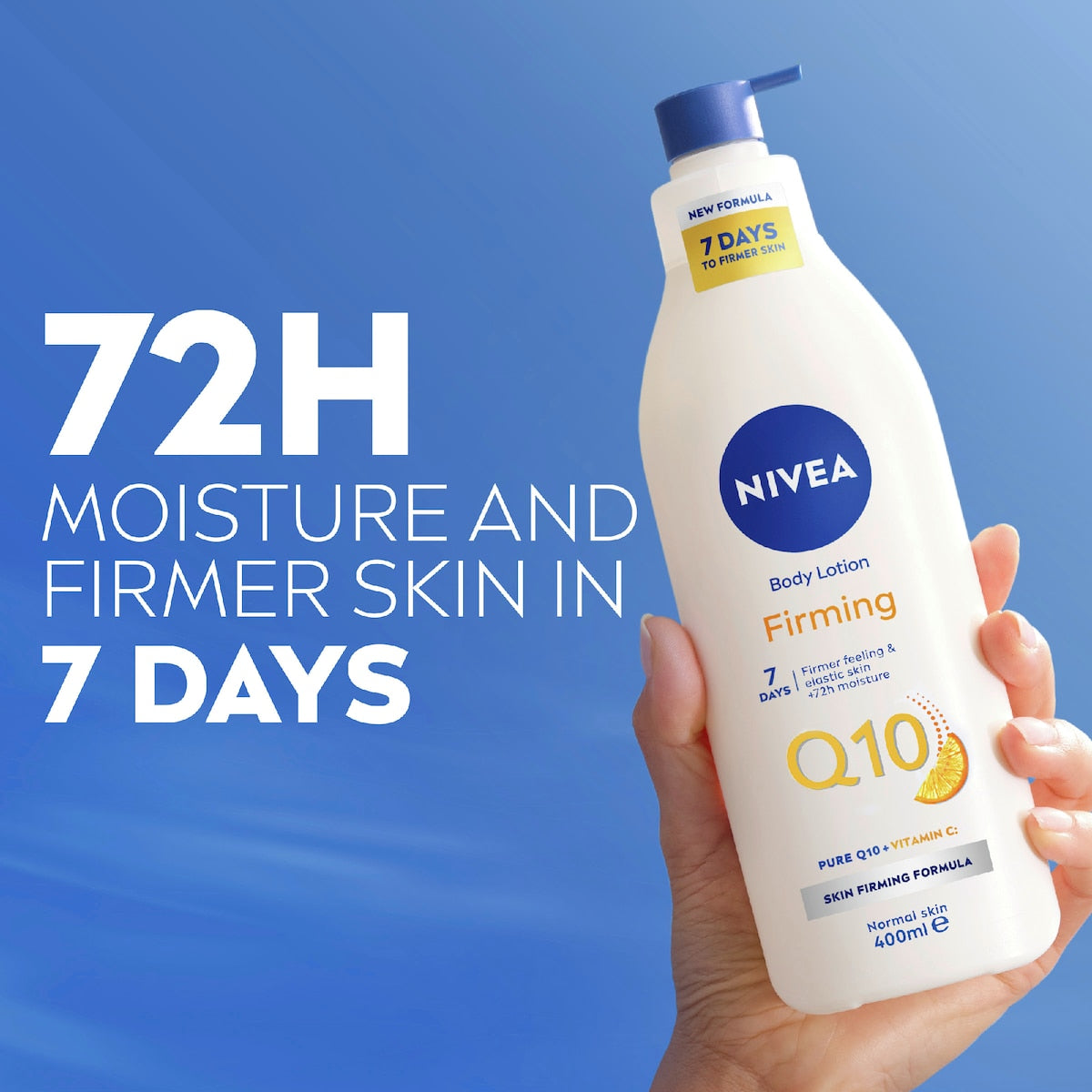 Nivea Q10 Plus Firming Body Lotion With Vitamin C & 72hr Moisture 400ml