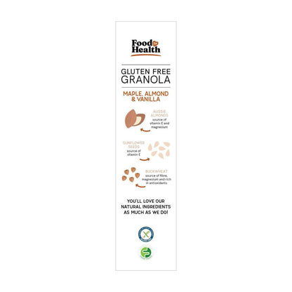 Food For Health Gluten Free Granola Maple Almond & Vanilla - 400g