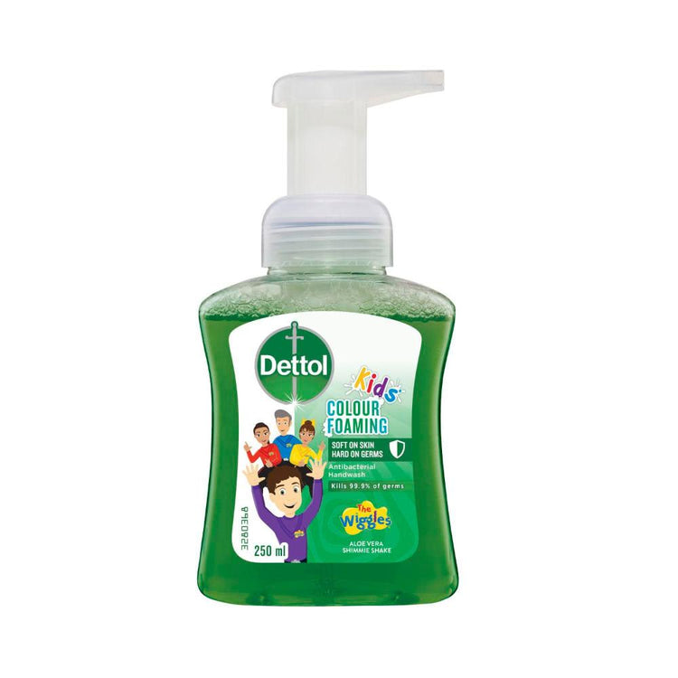 Dettol Kids Colour Foaming Hand Wash Aloe Vera - 250mL