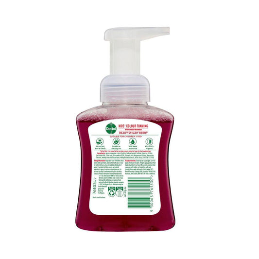 Dettol Kids Colour Foaming Hand Wash Berry - 250mL