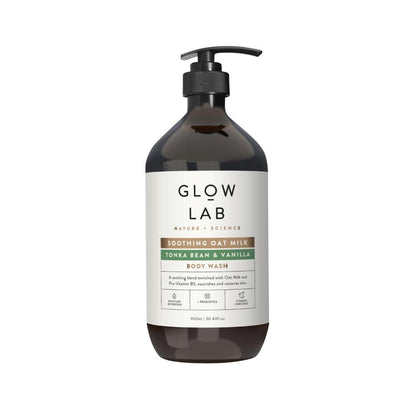 Glow Lab Body Wash Oat Milk- Tonka Bean & Vanilla - 900mL