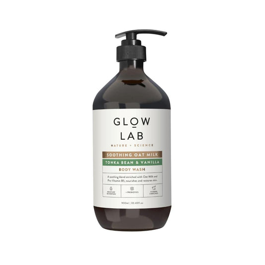 Glow Lab Body Wash Oat Milk- Tonka Bean & Vanilla - 900mL