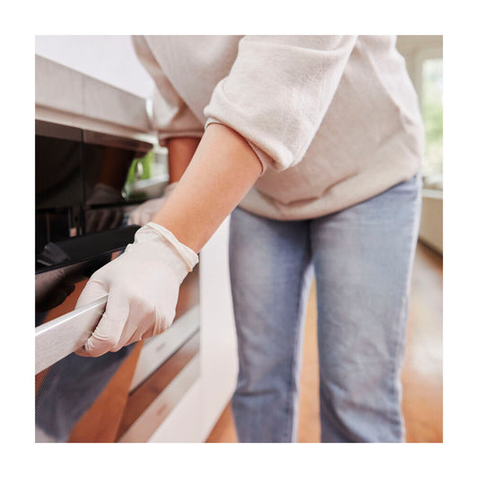 Vileda Ansell Disposable Handy Gloves Latex - 100 Pack
