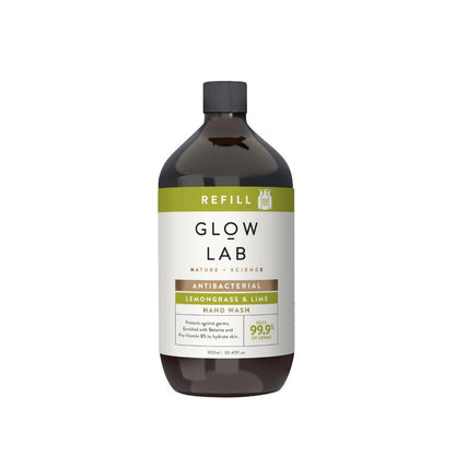 Glow Lab Hand Wash Refill Antibacterial Lemongrass & Lime - 900mL
