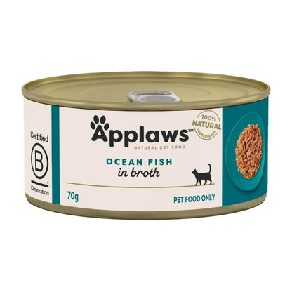 Applaws Tin Cat Food Ocean Fish - 70g