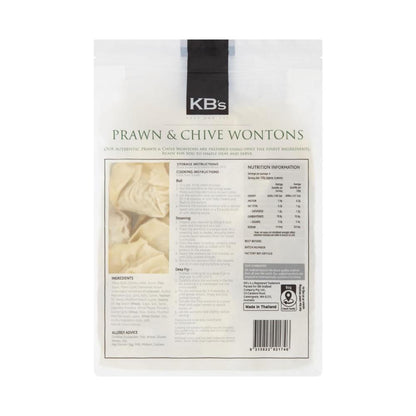 Kb Chives & Prawn Wontons - 750g