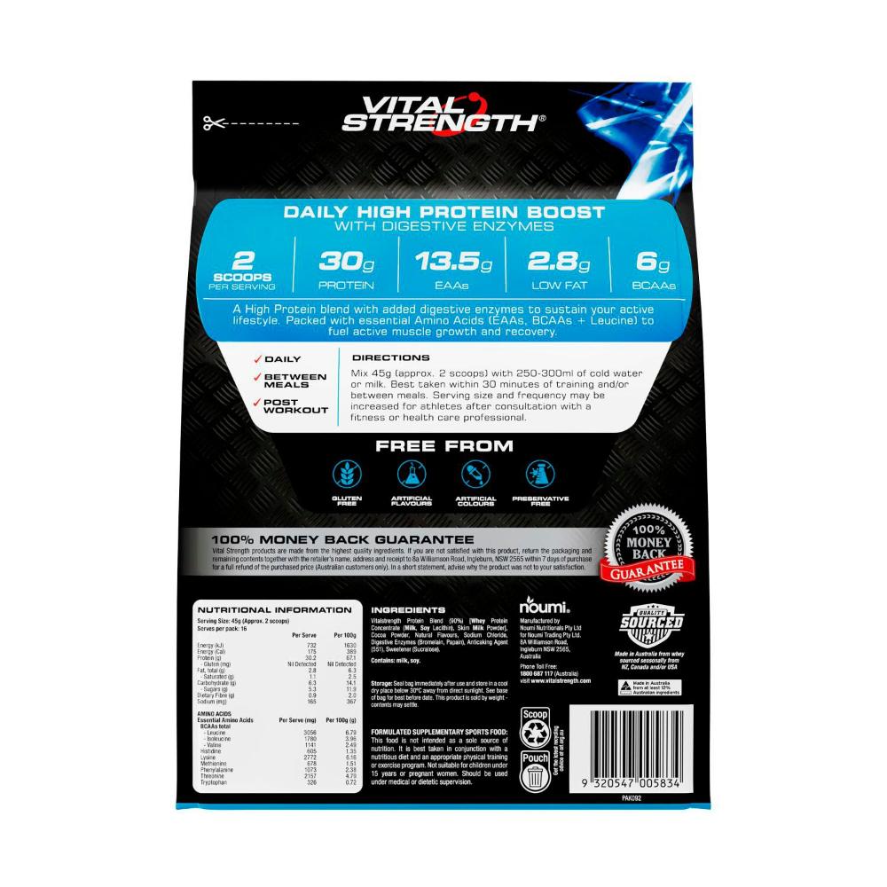 Vital Strength High Protein Powder Chocolate Blast - 750g