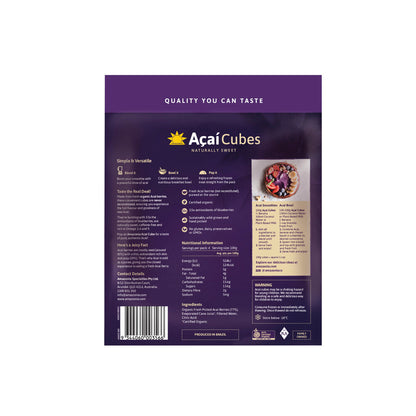 Amazonia Acai Cubes Original - 400g