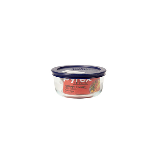 Pyrex Simply Store Glass Round Container 473mL - 1 each