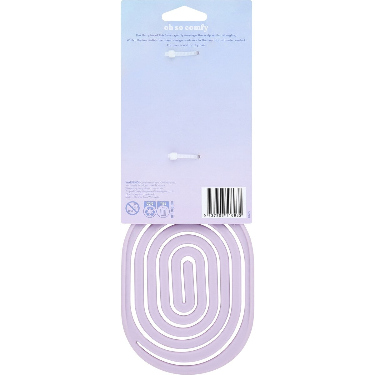 Oh So Comfy Flexible Massage Hair Brush each