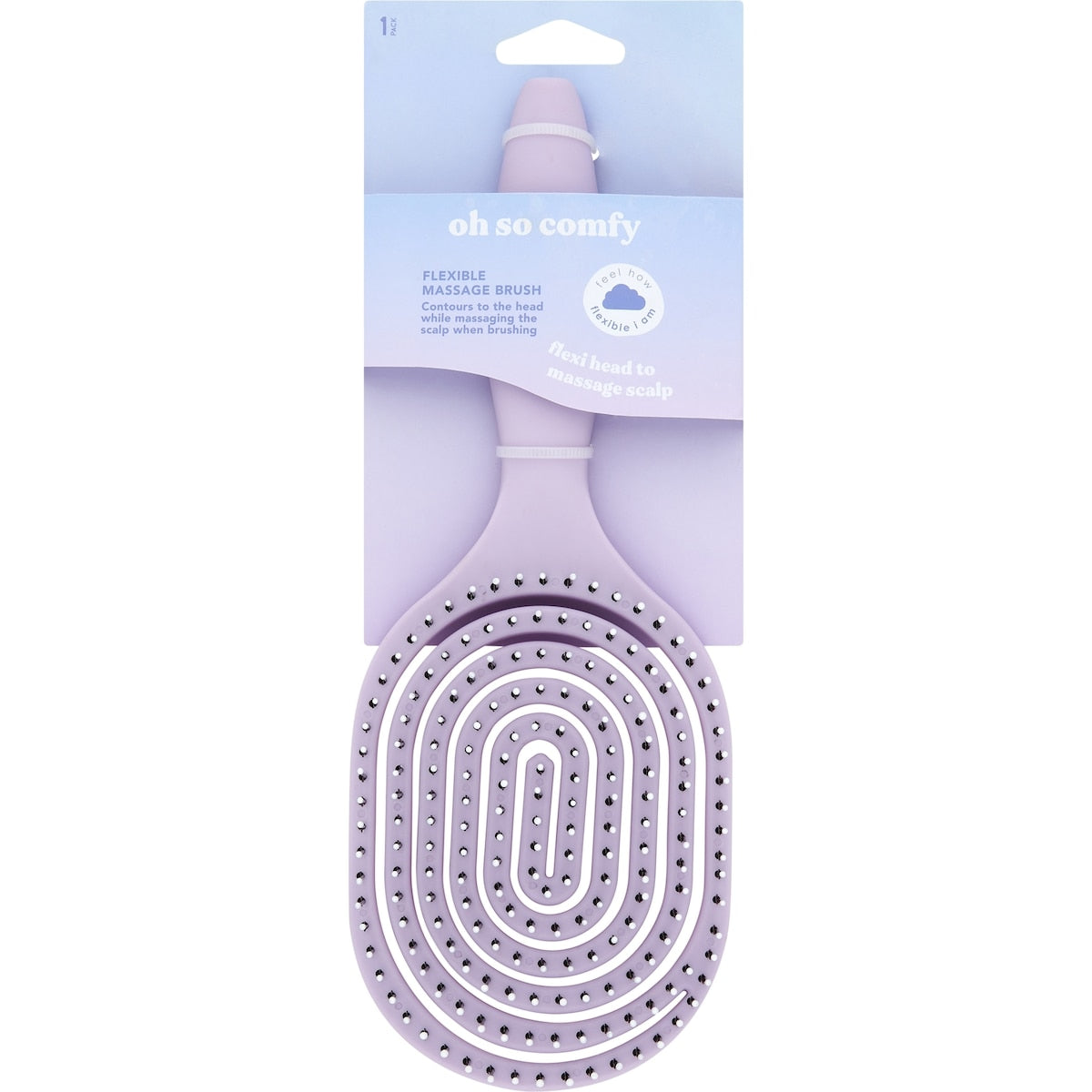 Oh So Comfy Flexible Massage Hair Brush each