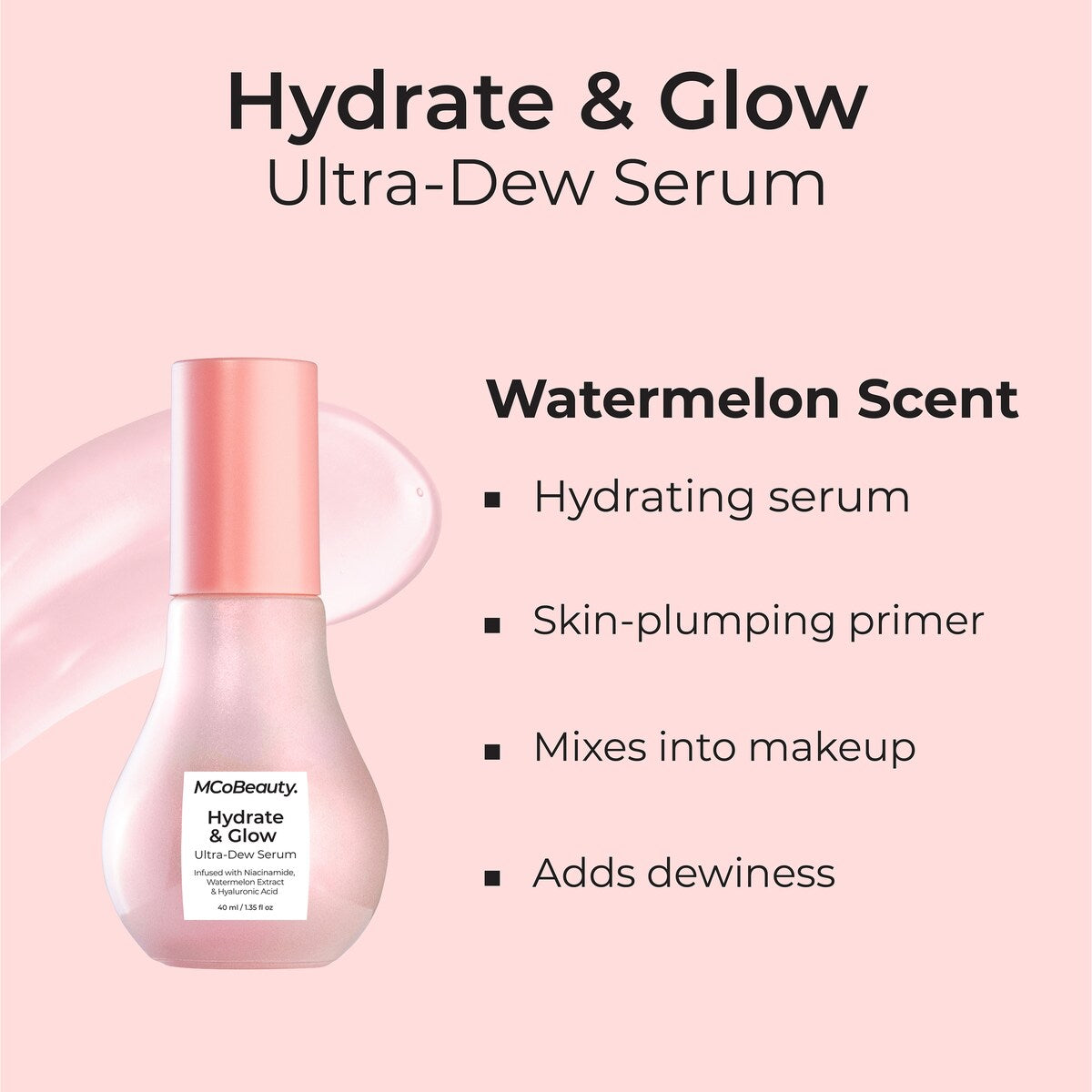 Mcobeauty Hydrate & Glow Ultra-dew Serum 40ml