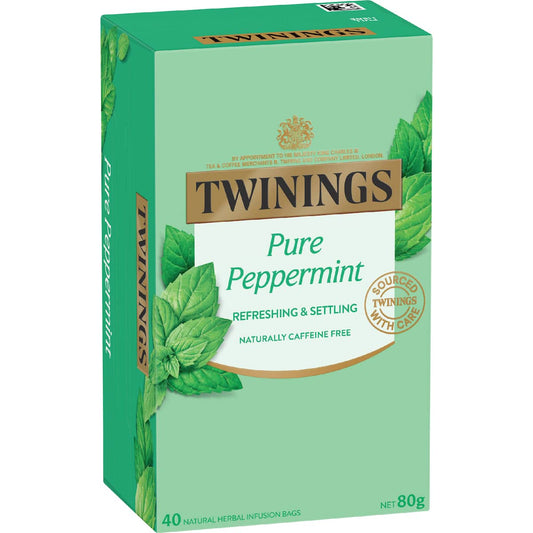Twinings Pure Peppermint Tea Bags 40 Pack