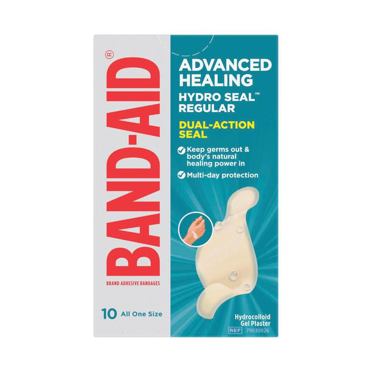 Band-Aid Advanced Healing Hydro Seal Regular Gel Plasters - 10 pack