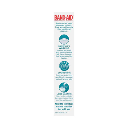 Band-Aid Advanced Healing Hydro Seal Regular Gel Plasters - 10 pack