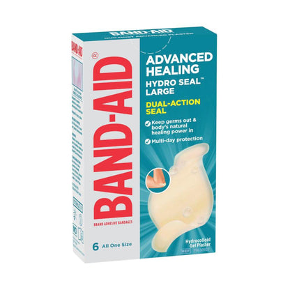 Band Aid Advanced Healing Plasters Large - 6 pack