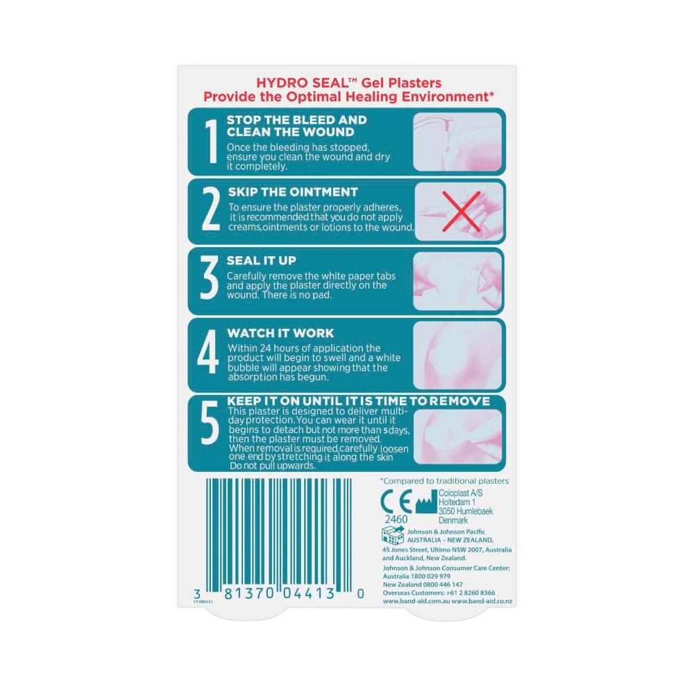 Band Aid Advanced Healing Plasters Large - 6 pack