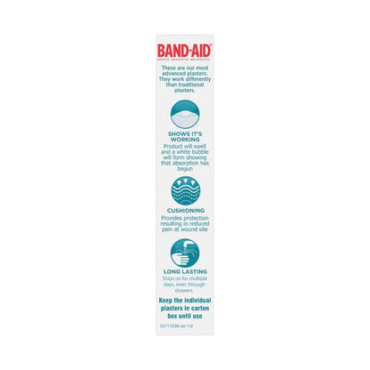 Band Aid Advanced Healing Plasters Large - 6 pack