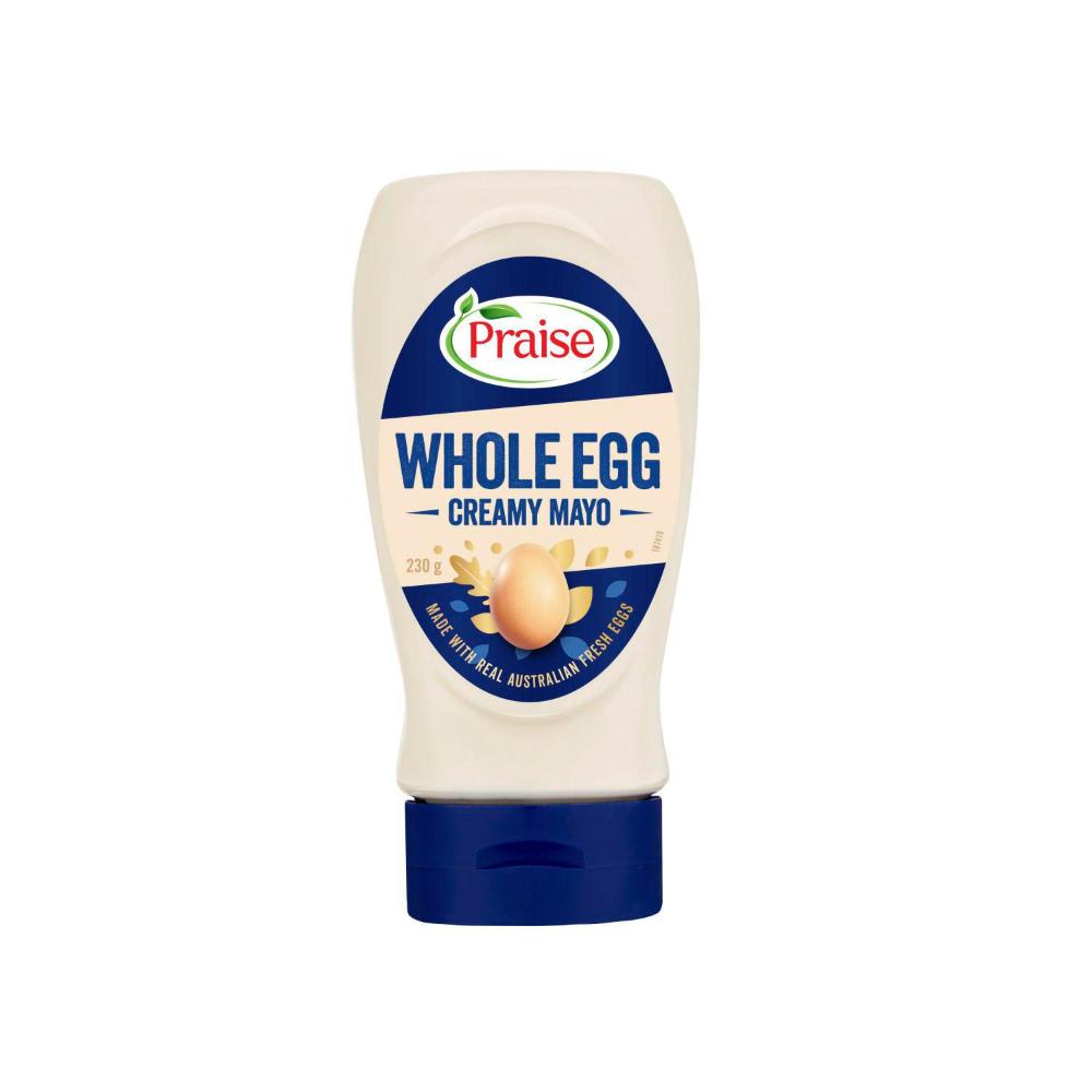 Praise Squeeze Whole Egg Mayonnaise - 230g