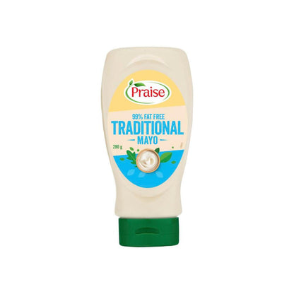 Praise Squeeze 99% Fat Free Traditional Mayo - 280g