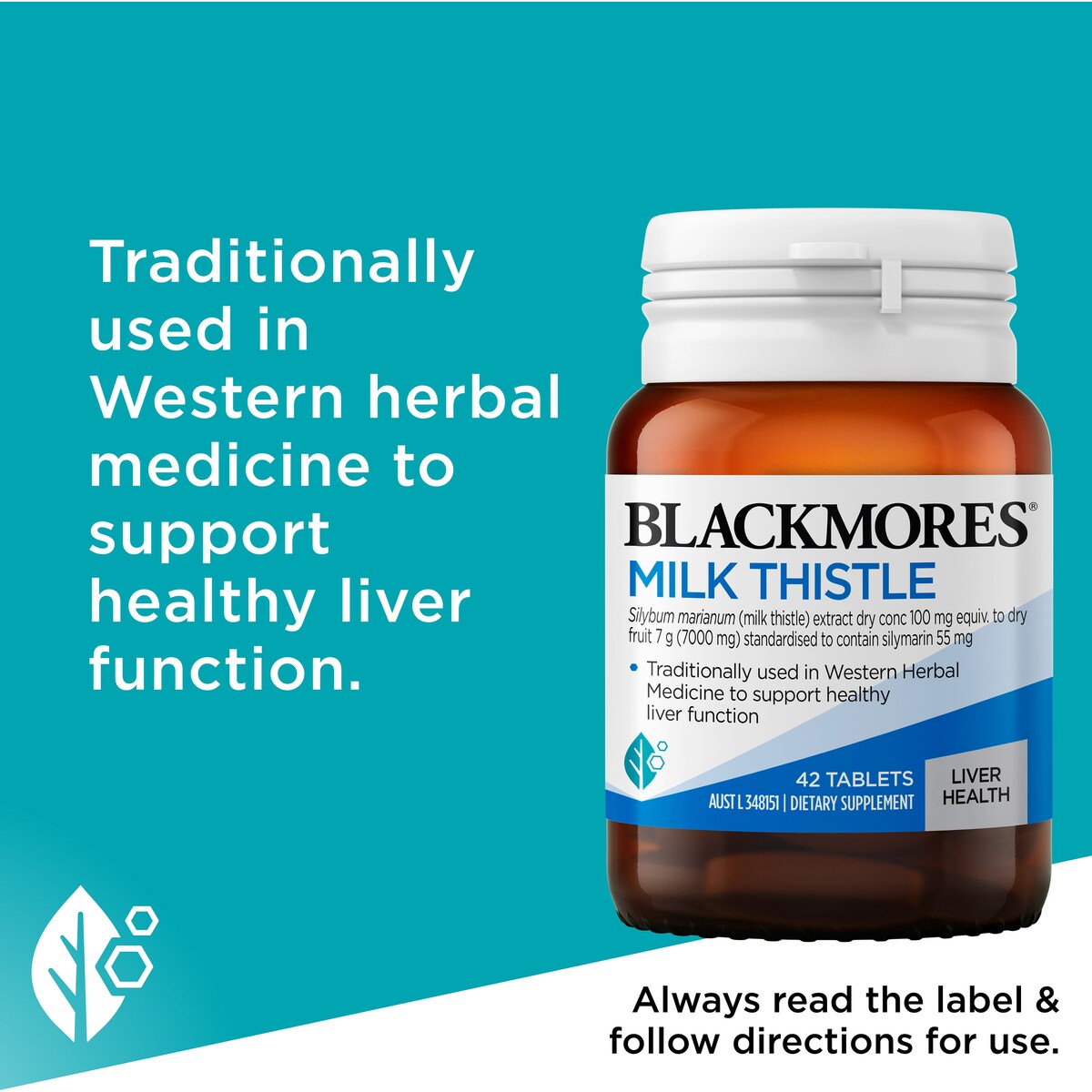 Blackmores Milk Thistle Liver Health Tablets 42 pack