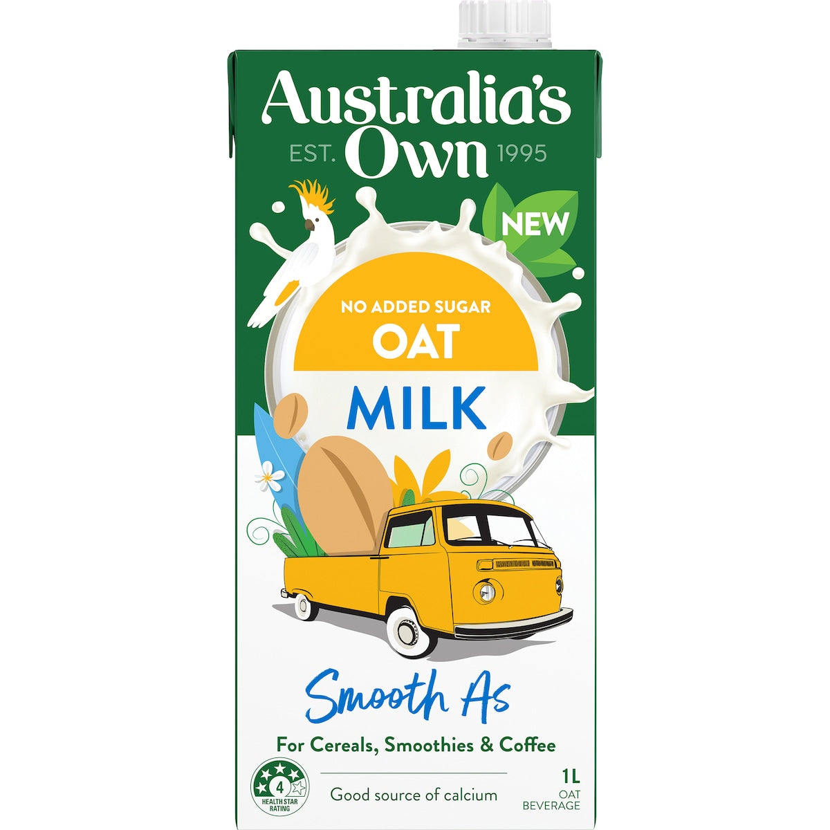 Australias Own Smooth As Oat Milk 1l