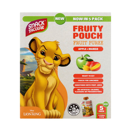 Snacktacular Disney Fruit Pouch Mango 5x90g - 450g