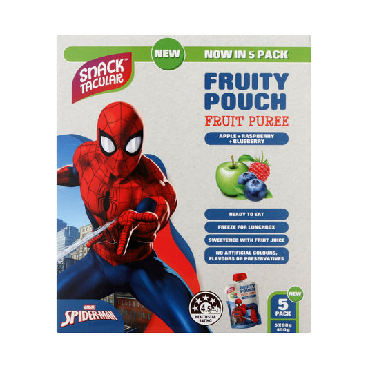 Snacktacular Disney Fruit Pouch Raspberry Blueberry 5X90g - 450g