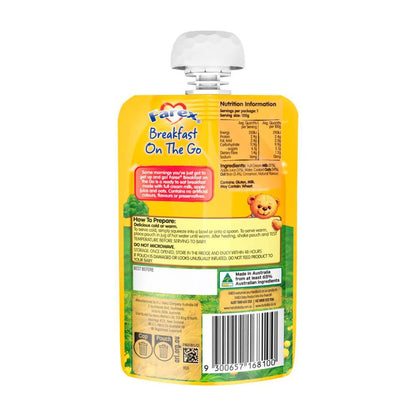 Farex Creamy Baby Porridge With Apple Juice Baby Food Pouch 6+ Months - 120g