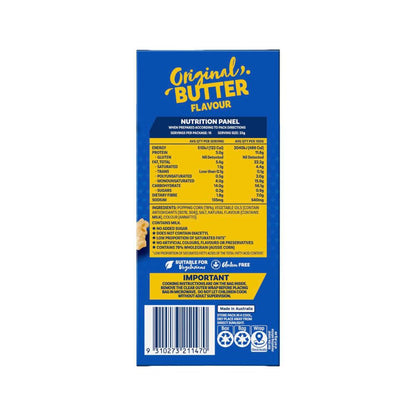 Poppin Butter Microwave Popcorn - 400g