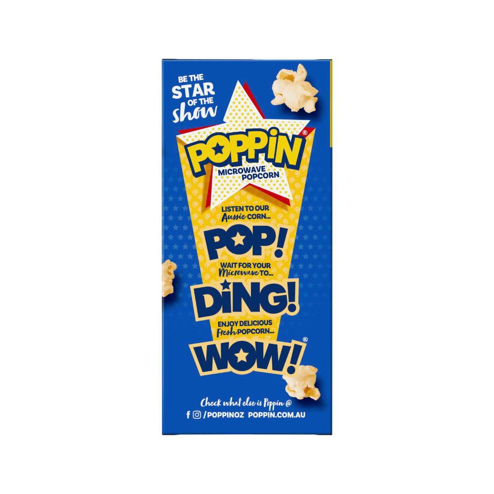 Poppin Butter Microwave Popcorn - 400g