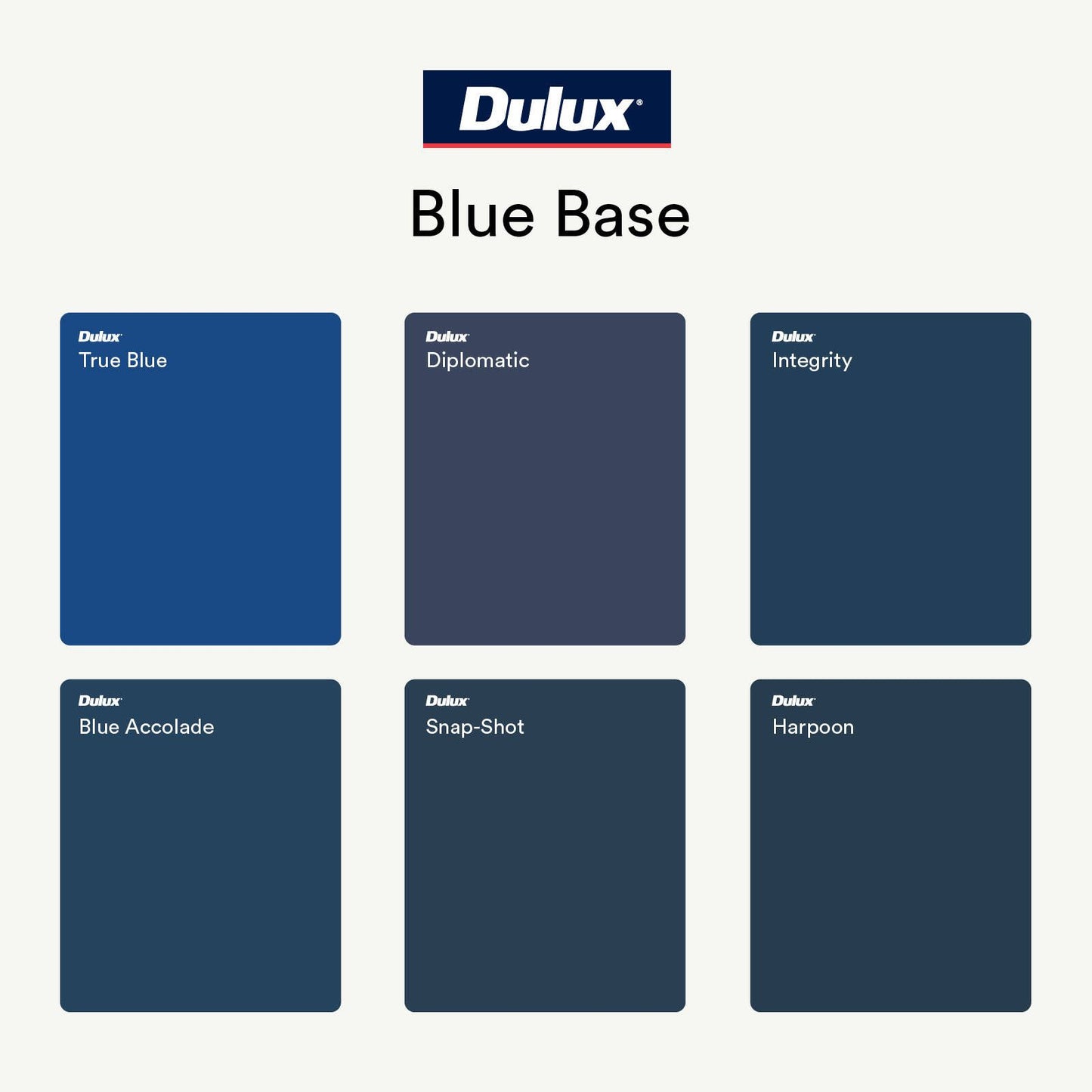 Dulux Blue Low Sheen Wash Wear Interior Paint - 2L