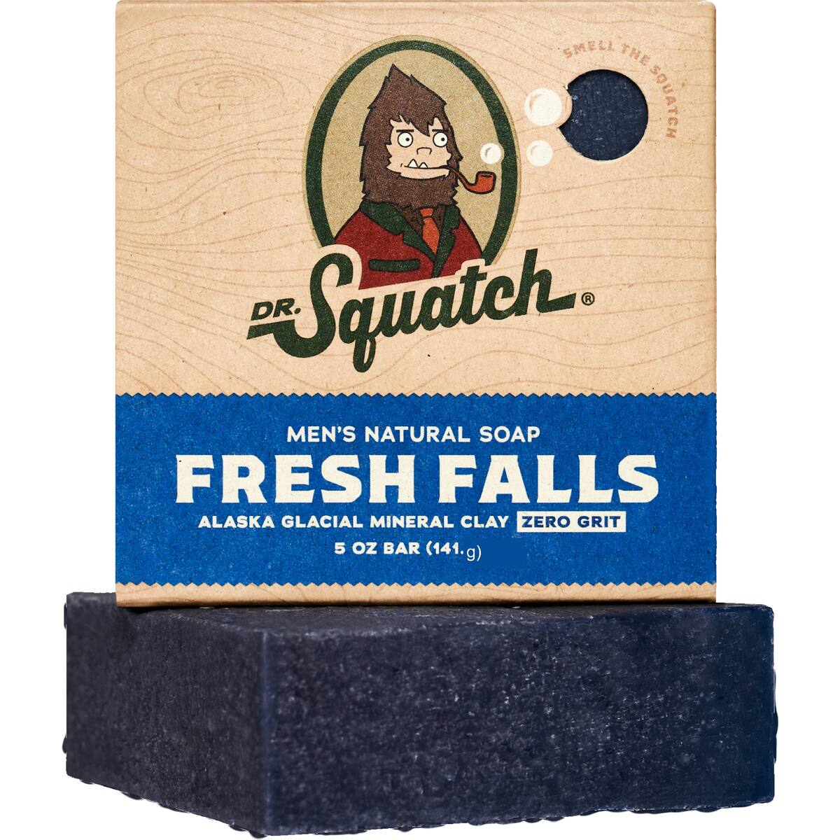 Dr Squatch Men's Natural Soap Bar Fresh Falls 141g