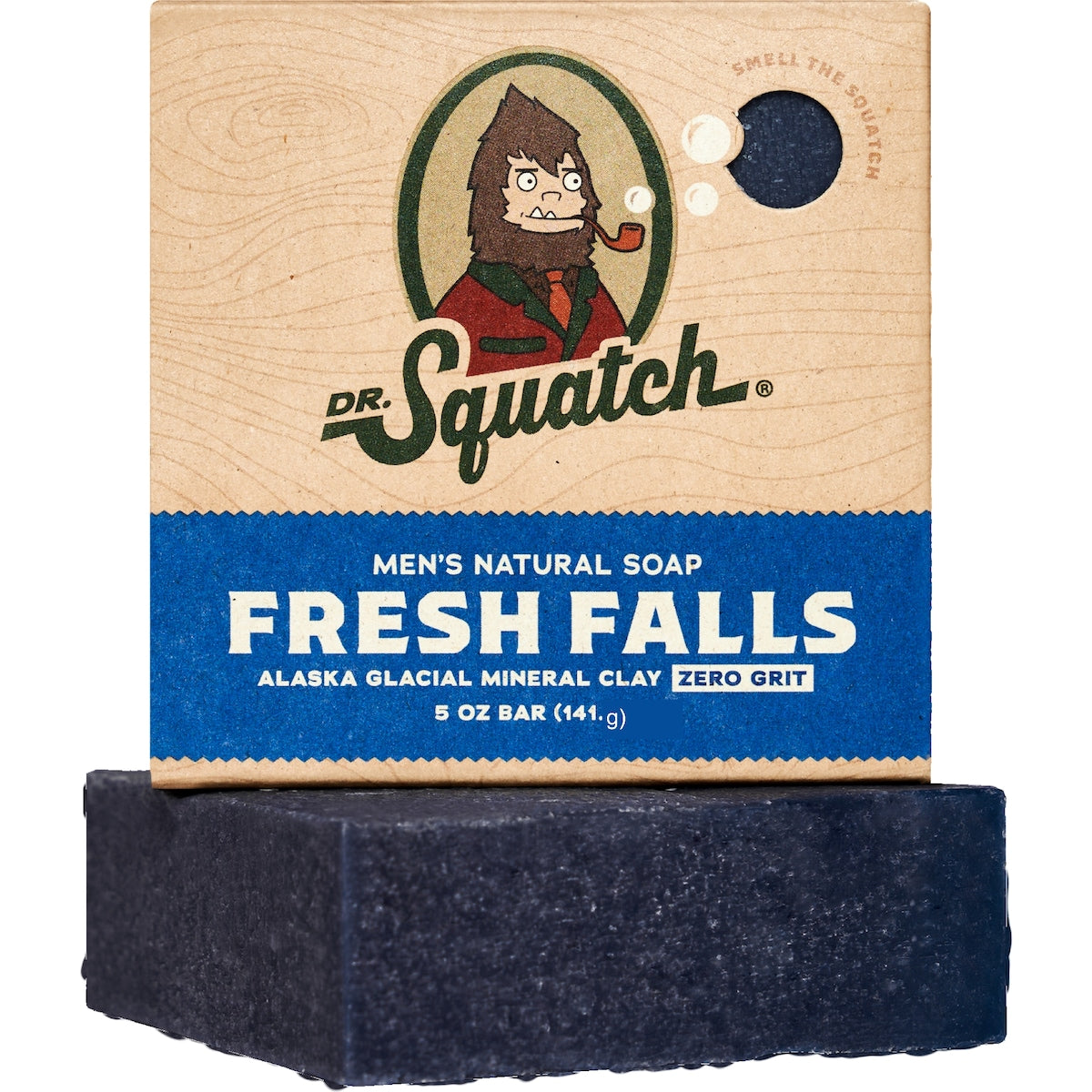 Dr Squatch Mens Natural Soap Bar Fresh Falls 141g