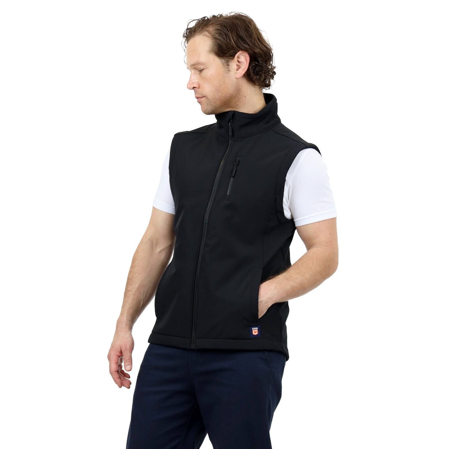 Citeco Black Soft Shell Vest - Small