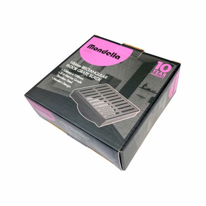 Mondella Square Floor Grate - 100mm