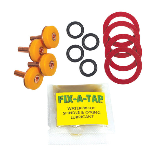 Fix a Tap Soft Turn Tap Valve Repair Kit - 13mm - 4 Pack