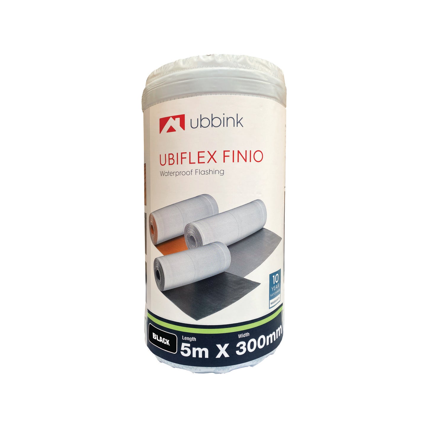 Cagroup Ubiflex Finio Flashing - 300mm x 5m - Black