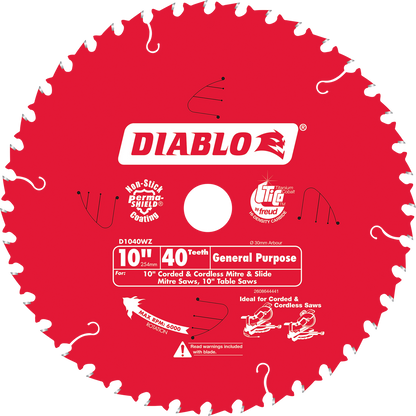 Diablo General Purpose Saw Blade - 245mm - 40T