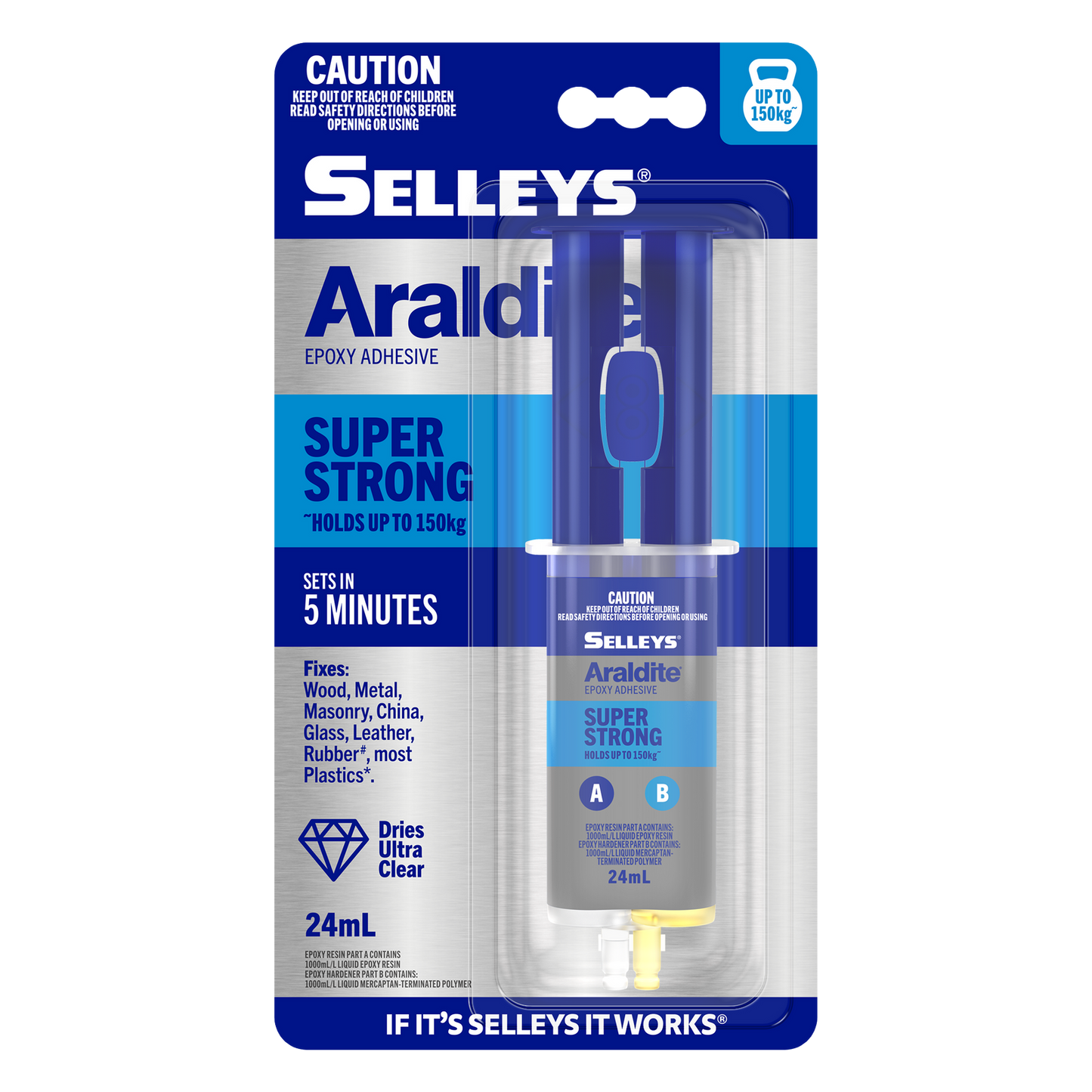 Selleys Araldite Super Strong Epoxy Adhesive - 24ml