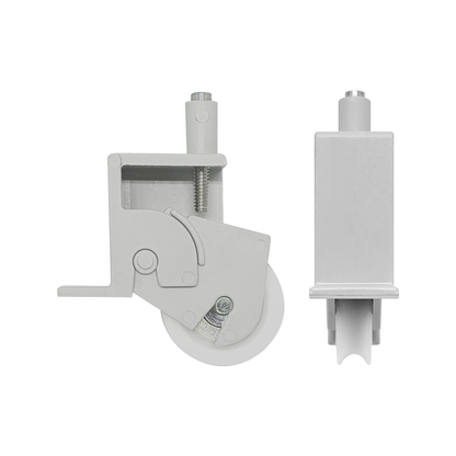 Rolltrak Adjustable Plastic Carriage - 54 x 62mm - Acetal Roller - 15kg