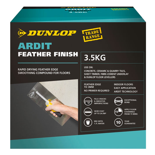 Dunlop Ardit Feather Finish Smooth Floor Compound - 3.5kg