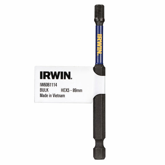 Irwin Impact Pro Performance Bits 89mm HEX5 2 Pack