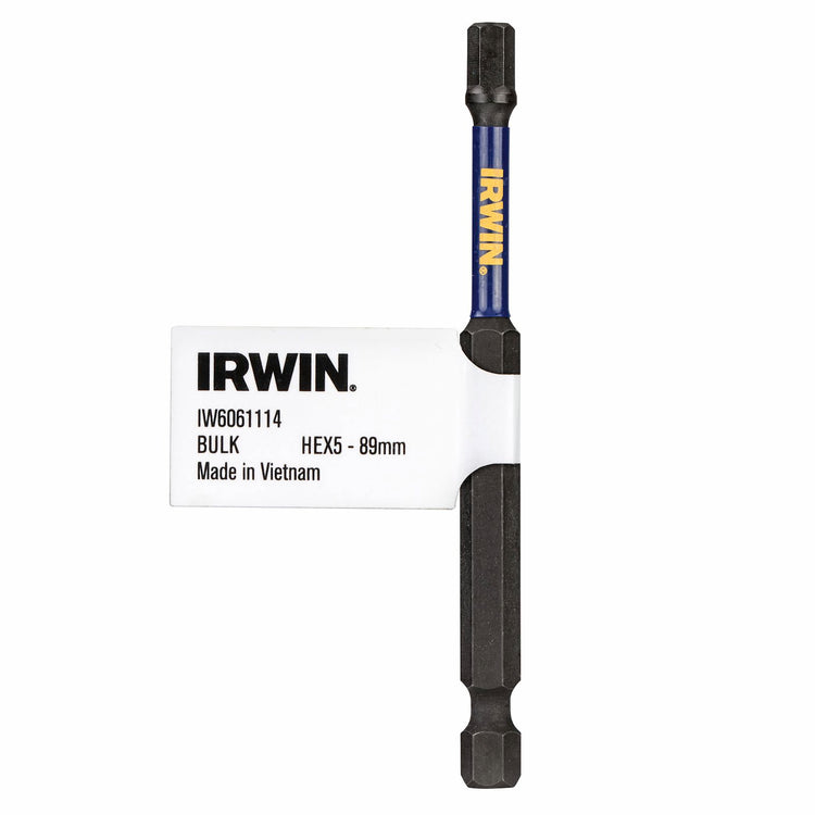 Irwin 89mm Hex 5 Bulk Impact Pro Performance