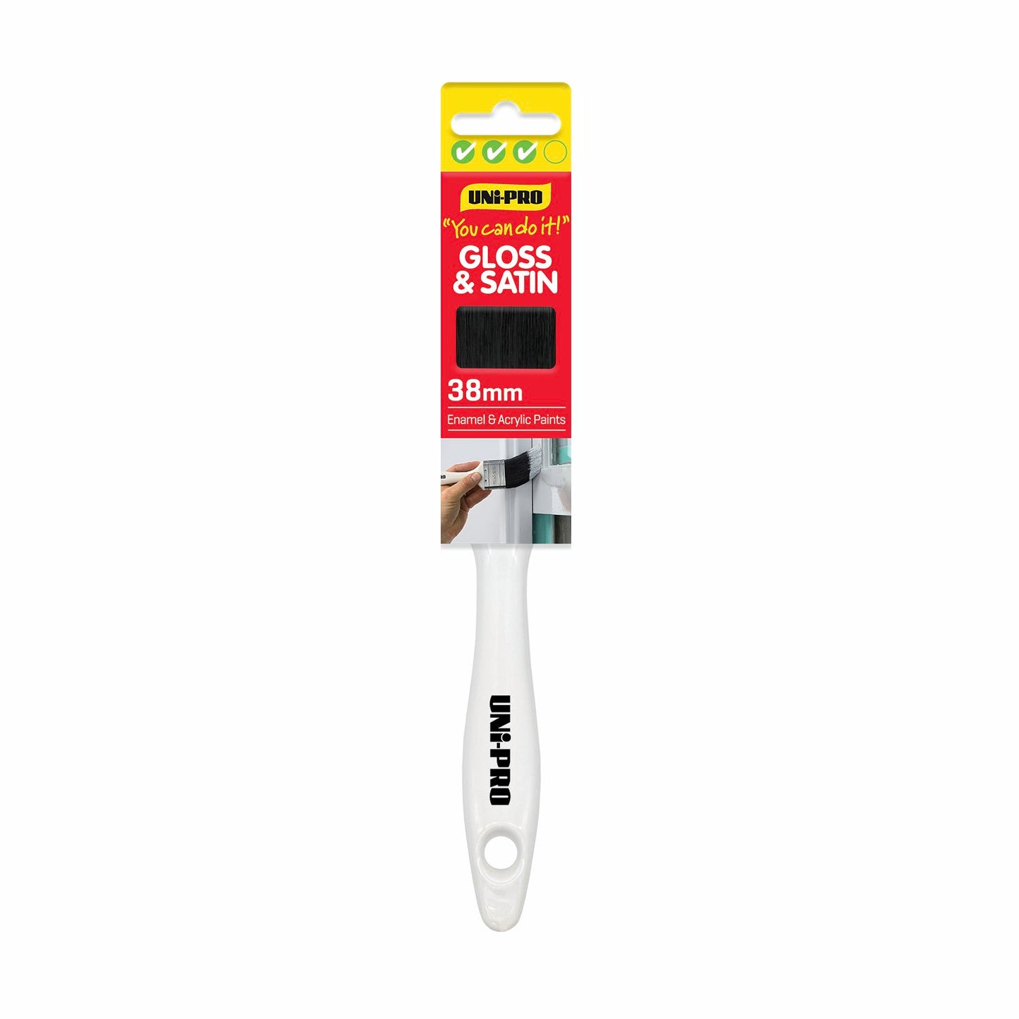 UNi-PRO Gloss & Satin Brush - 38mm