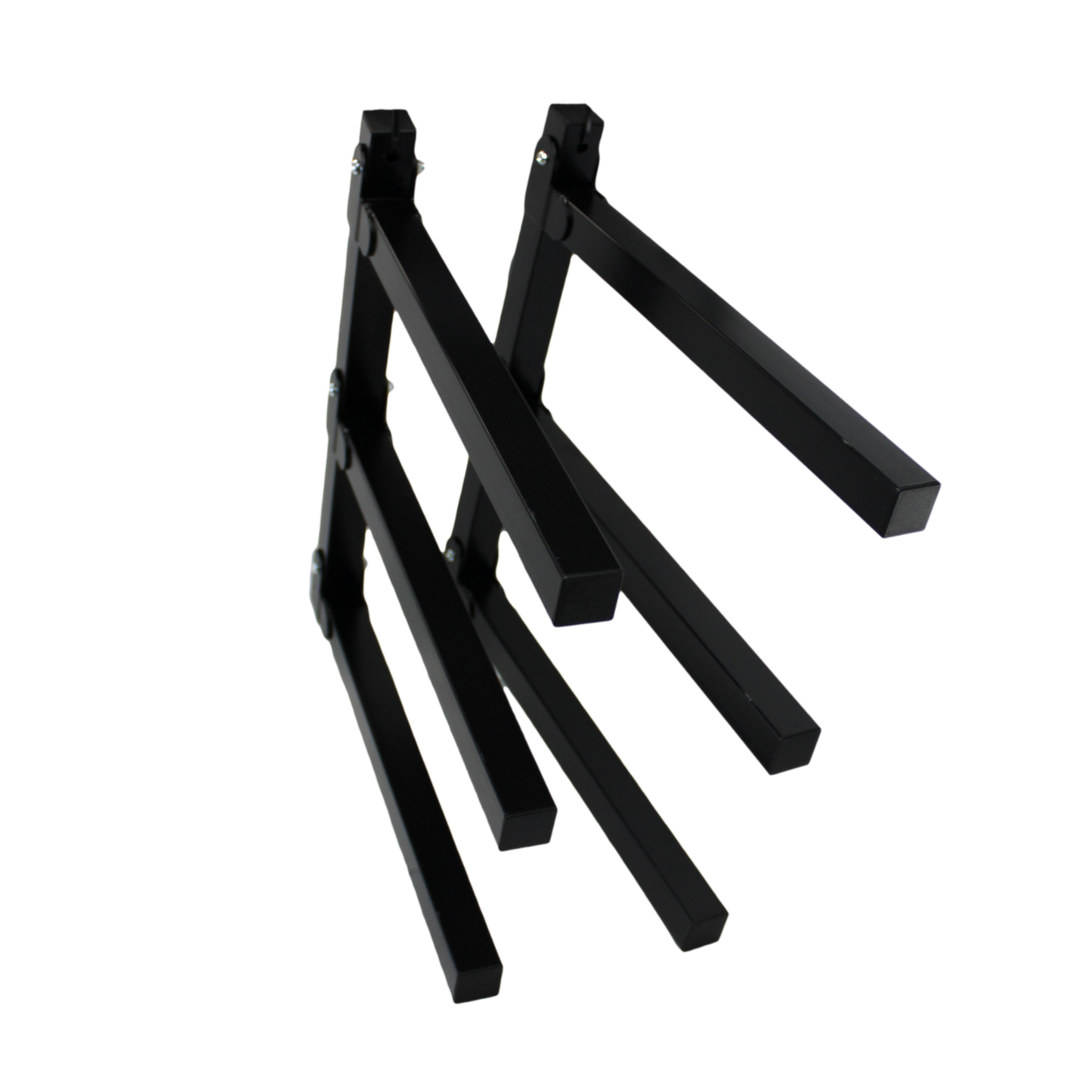 Storease Wall Storage System Utility Racks - 265 x 75 x 450mm - Black - 2 Pack