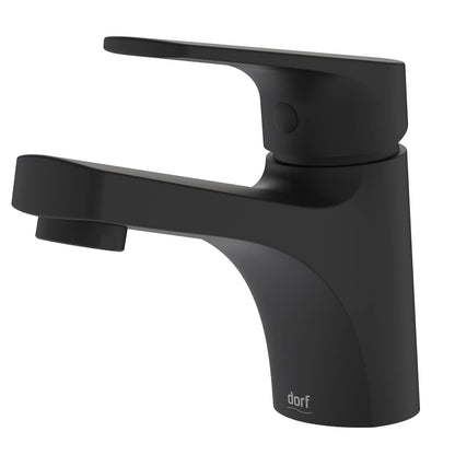Dorf Black Matte Basin Mixer - 35mm - 6-Star