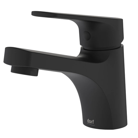 Dorf Black Matte Lead Free Kip Basin Mixer